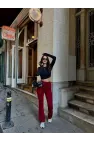 Paça Çıtçıtlı Oysh Pantolon