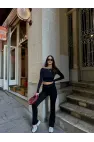 Paça Çıtçıtlı Oysh Pantolon