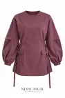 Paraşüt Garnili Sweatshirt