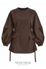 Paraşüt Garnili Sweatshirt
