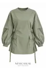 Paraşüt Garnili Sweatshirt