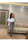 Paty Yaka Zincirli T-Shirt