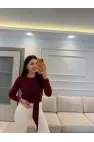 Sandy Önü Şal Detay Bluz