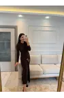 Sandy Tokalı Etek Bluz Takım