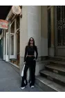 Şeritli Modal Eşofman