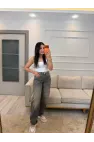 Solvey Kahve Baggy Jean
