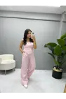 Straplez Bluz Pantolon Takım