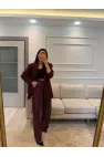 Su Yolu Taşlı Blazer Ceket Pantolon Takım