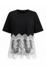 Tasarım Alt Dantelli T-Shirt