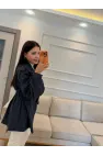 Tasarım Bel Kemerli Ceket