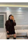Tasarım Püsküllü Kaşe Ceket
