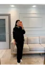 Tasarım Şerit Detaylı Modal Takım