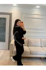 Tasarım Şerit Detaylı Modal Takım