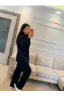 Tasarım Şerit Detaylı Modal Takım