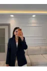 Tek Düğmeli İçi Astarlı Blazer Ceket