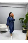 Tensel Denim Elbise