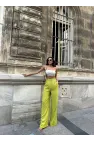 Tensel Kumaş Palazzo Pantolon