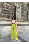 Tensel Kumaş Palazzo Pantolon