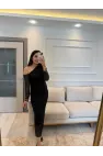 Tül Taşlı Elbise