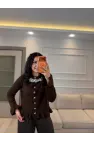 Yaka Güpür Detaylı Hıırka