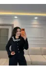 Yaka Güpür Detaylı Hıırka