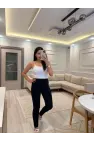 Yüksek Bel Modal Tayt