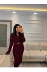 Zincir Detaylı Tasarım Elbise