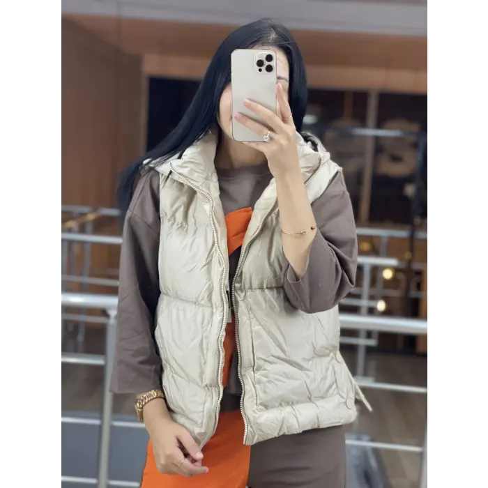 Chota Yırtmaçlı Çıtçıt Yelek