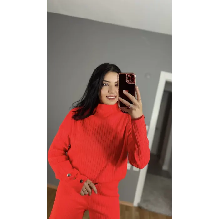 Wassy Kol Düğmeli İkili Takım