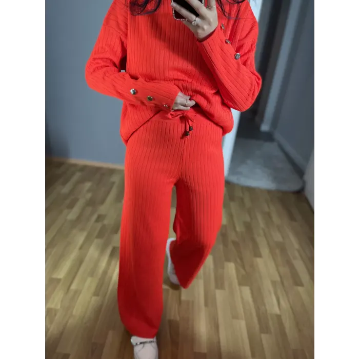 Wassy Kol Düğmeli İkili Takım