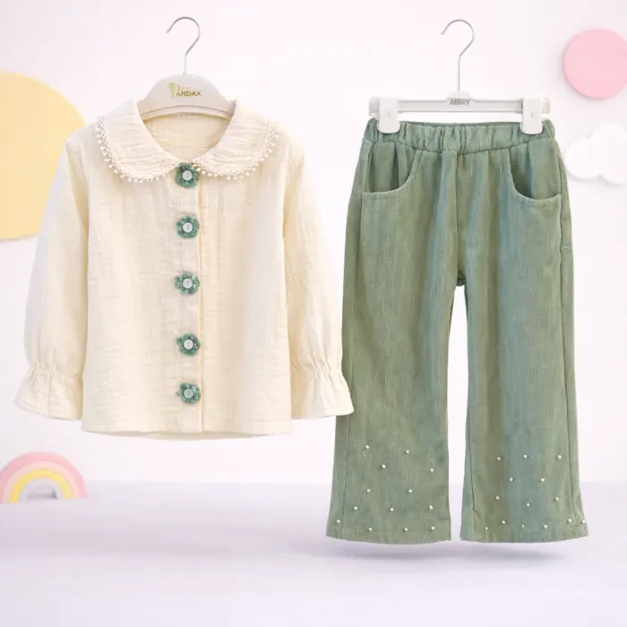 Müslin Gömlekli İkili Takım 3/6 Yaş