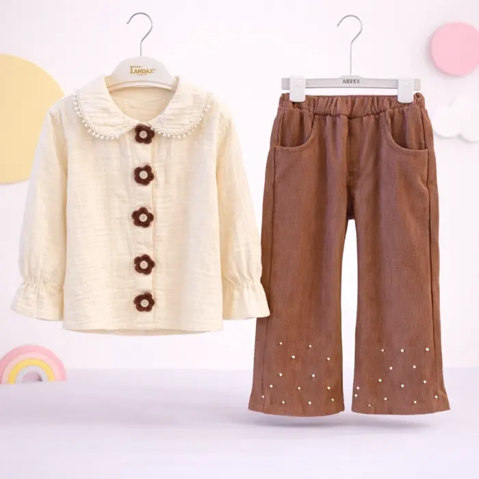 Müslin Gömlekli İkili Takım 3/6 Yaş