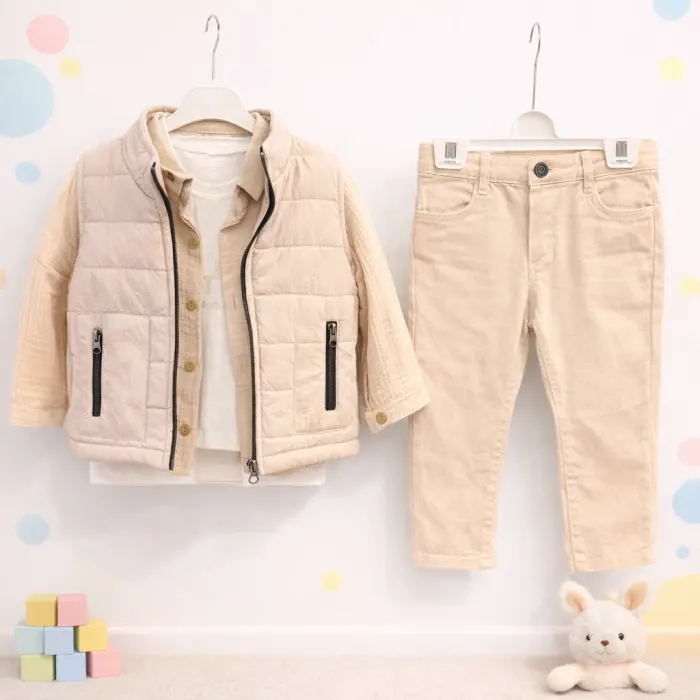 Yelekli 4lü Takım 1/4 Yaş