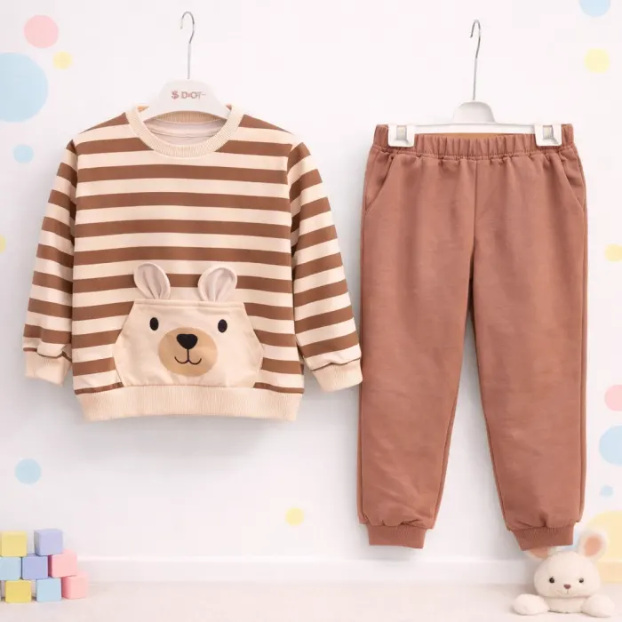 Çizgili Kompak Kumaş Takım 1/4 Yaş