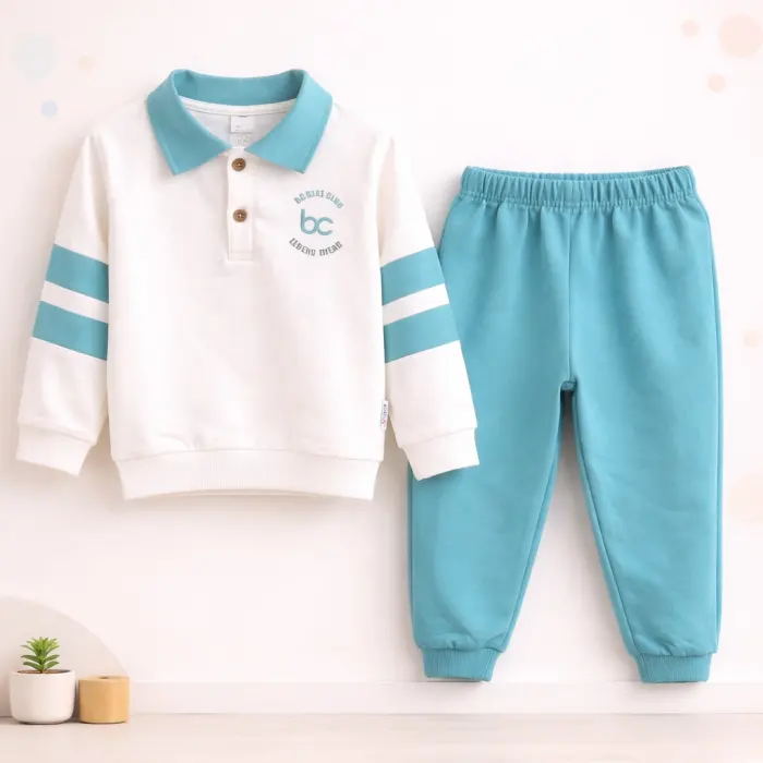 Polo Yaka Mevsimlik İkili Takım