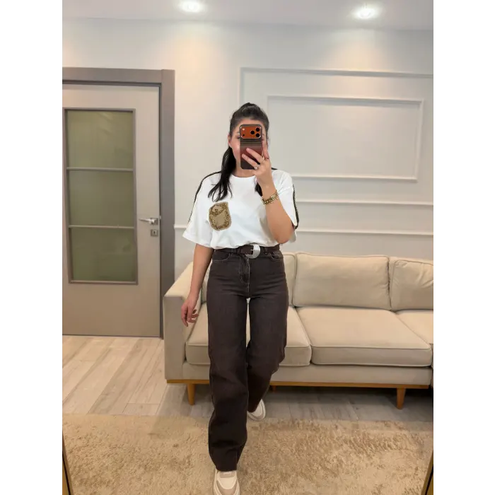 Naelis Kesik Paça Palazzo Jean