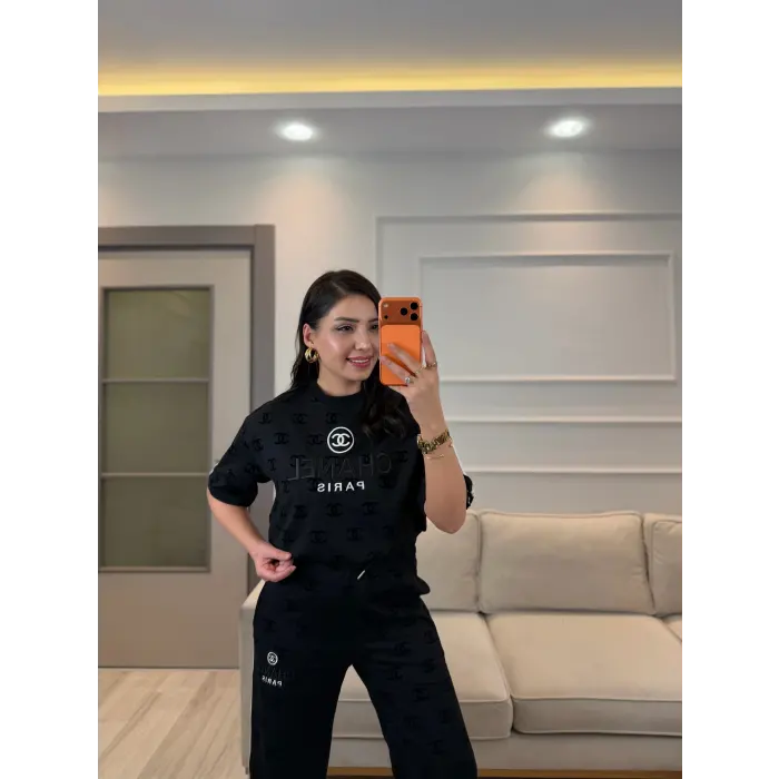 Cc Flok Baskılı İkili Takım