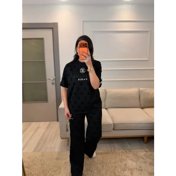 Cc Flok Baskılı İkili Takım