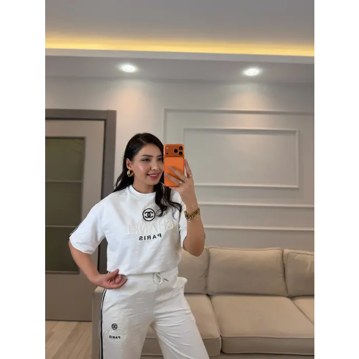 Cc Flok Baskılı İkili Takım