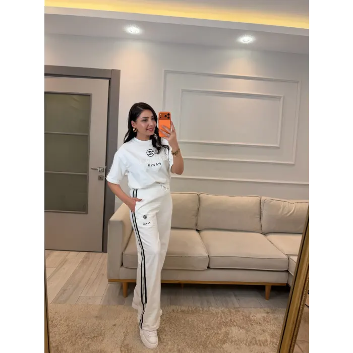 Cc Flok Baskılı İkili Takım