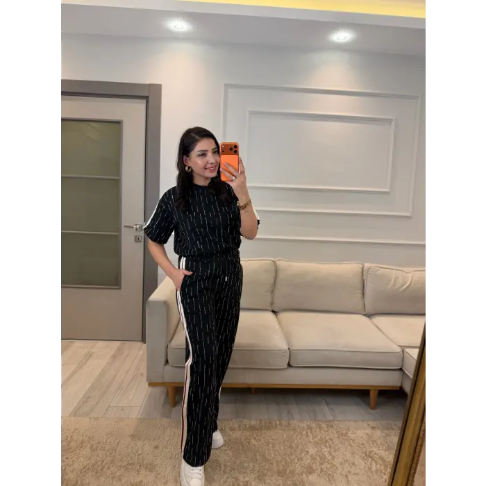 Su Yolu Taşlı Şeritli İkili Takım