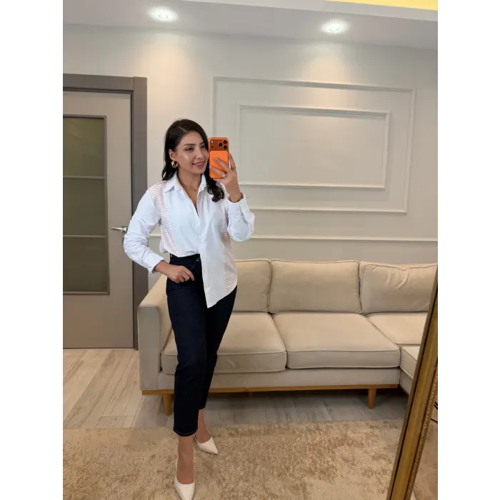 Premium Taş Detaylı Gömlek