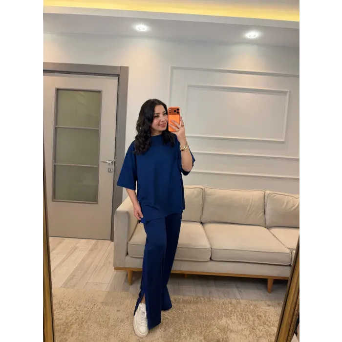 Oysh Yan Yırtmaçlı Paraşüt Garnili Takım