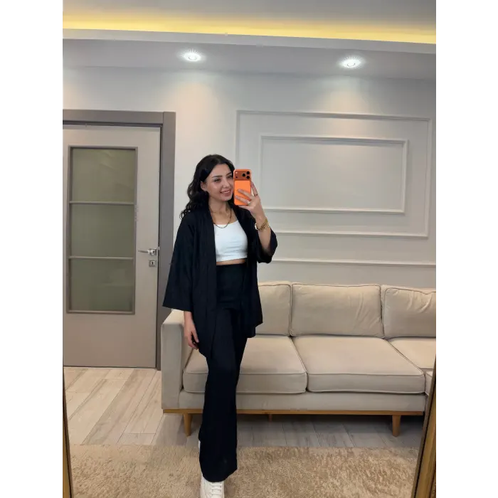 Voager Kimono Pantolon İkili Takım