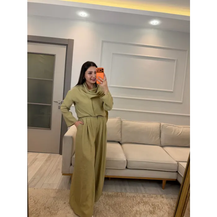 Şal Detaylı Tensel İkili Takım