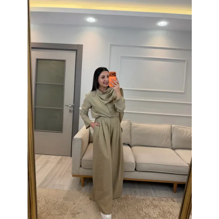 Şal Detaylı Tensel İkili Takım