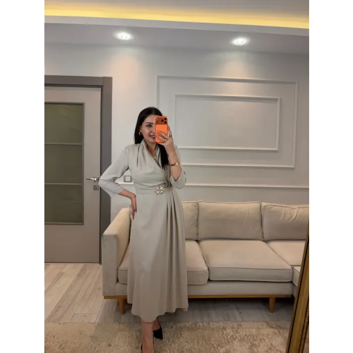 Lia Kemer Detaylı Elbise