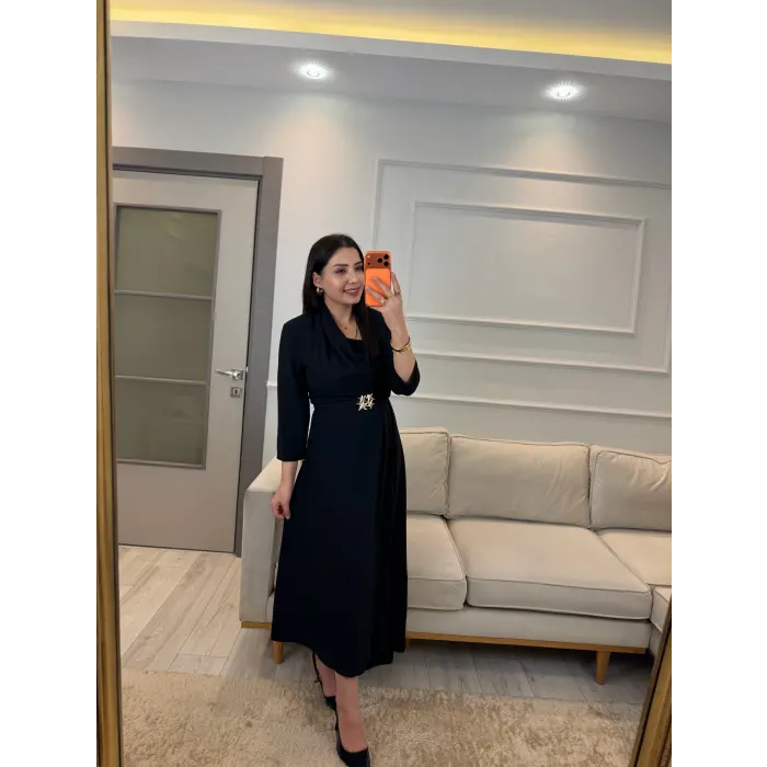 Lia Kemer Detaylı Elbise