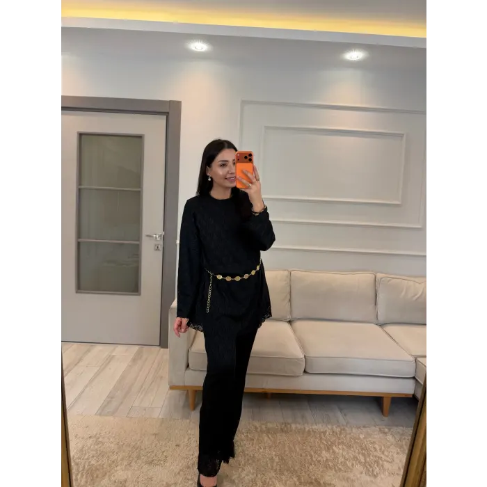 Zincir Kemer Güpür İkili Takım