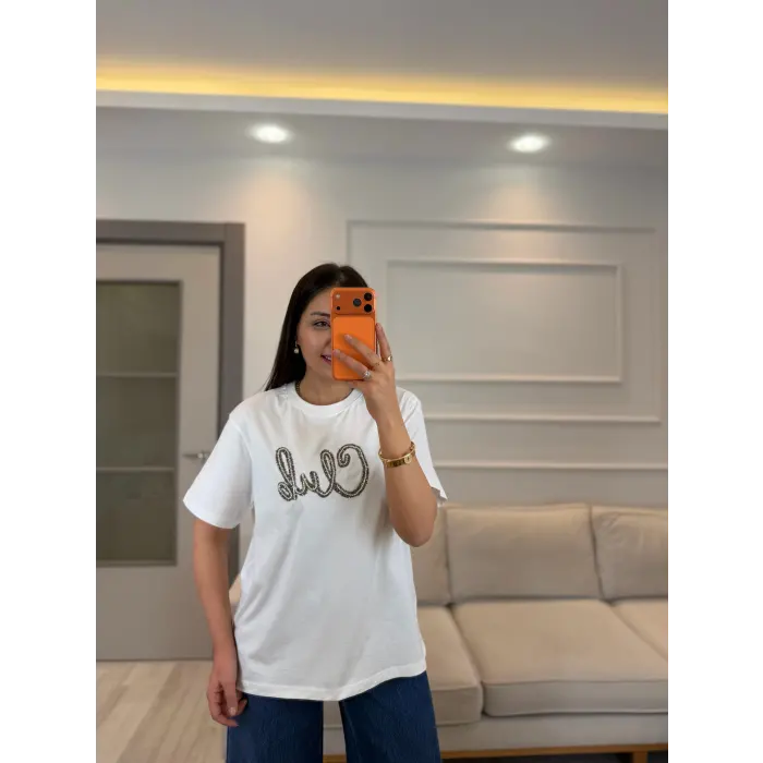 Club Taşlı T-Shirt